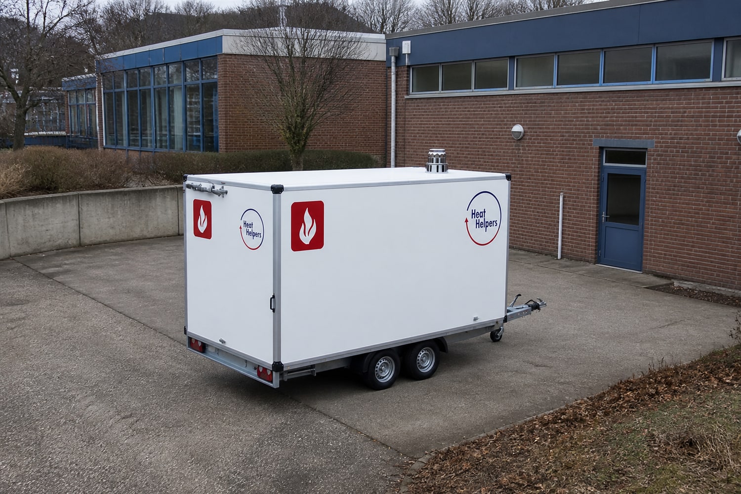 Heizkreisverteiler und mobile Heizzentrale für die Estrichtrocknung